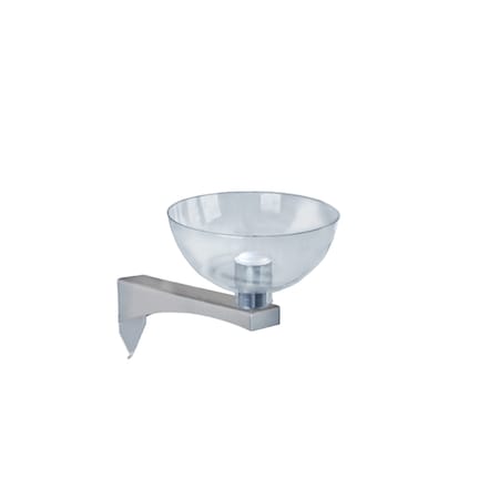 Azar Displays 8" Bowl Display W/ Extension Arm For Sky Tower Unit 300258